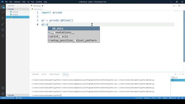 สอนสร้าง QR code ง่ายๆ ด้วยภาษา Python смотреть онлайн