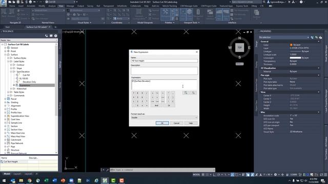Creating Cut/Fill Labels for a Volume Surfaces in Civil 3D смотреть онлайн