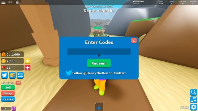 NEW CODES FOR ROBLOX TREASURE HUNT SIMULATOR!! (JAN 2019) смотреть онлайн