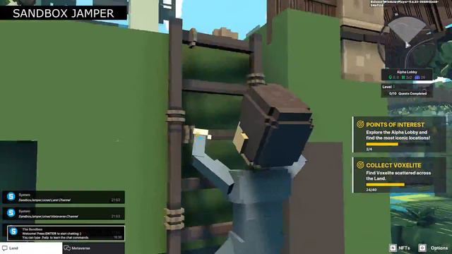 The Sandbox Game - Alpha Lobby (3x SPEED GAMING) How To Win 1000 SAND?