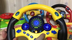 Детский игровой руль со звуками