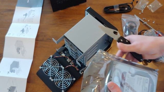 NAS storage Synology ds420j setup / install смотреть онлайн