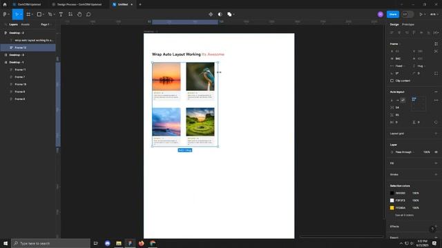 Design Like a Pro in Figma(WRAP AUTO LAYOUT) смотреть онлайн