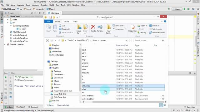 สอน Java: การเขียนไฟล์ไปยัง home directory ของผู้ใช้ смотреть онлайн