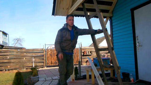 ПОДШИЛ КРЫШУ ДОСКОЙ ) ПОЛУЧИЛОСЬ КРУТО )! смотреть онлайн