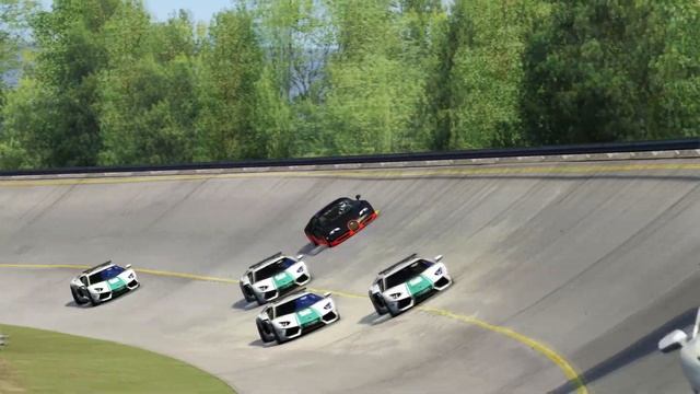 Bugatti Veyron 16.4 Super Sport vs Lamborghini Aventador LP700-4 Dubai Police at Monza Full Course смотреть онлайн