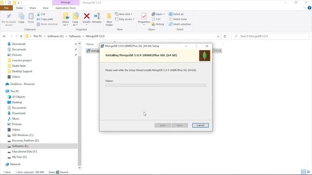 Installing MongoDB in Windows - 02 | MongoDB Tutorial for Beginners смотреть онлайн
