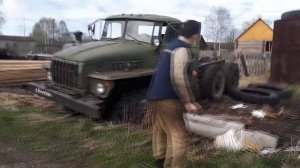 Урал 4320 испытание переделанной раздатки .