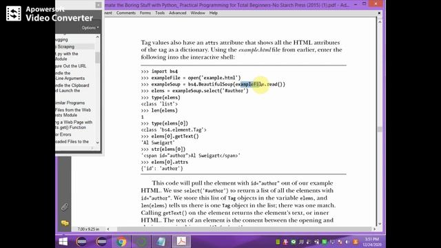 VTU PYTHON 18CS55 M5 L2 Beautiful Soup смотреть онлайн