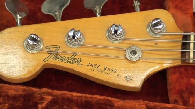 1960 Lefty Fender Stack Knob Jazz Bass (Formaly owned by Joe Long Frankie Valli & The Four Seasons) смотреть онлайн