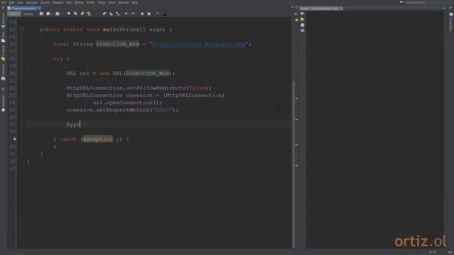 Java - Ejercicio 210: Comprobar por medio de la Clase HttpURLConnection si una Dirección Web Existe смотреть онлайн