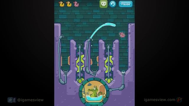 Where's My Water Troubled Water Walkthrough - iPhone Game Cheat смотреть онлайн