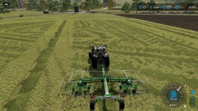 ПЕРВАЯ ЗАГОТОВКА ТЮКОВ! FARMING SIMULATOR 22 смотреть онлайн