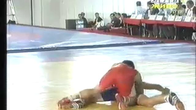 76 Kg. Nikolai  Bagaev (RUS) Vs Nikolos  Gagnidze (GEO) Semifinal, European Cadet Cahmp.2003 Skopje