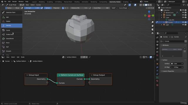 134 - Deform Curves On Surface Node