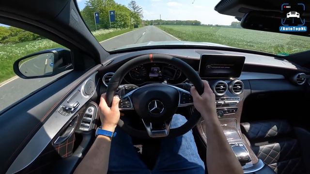 620HP Mercedes-AMG C63 S *306km/h* REVIEW on AUTOBAHN by AutoTopNL смотреть онлайн
