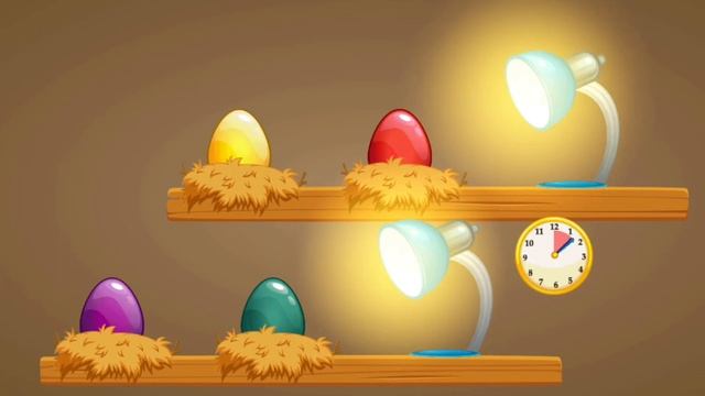 Animals brain games, chicken / Развивающие игры с животными, цыплята смотреть онлайн