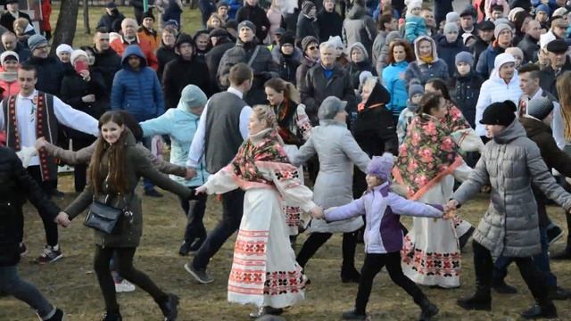 Прощай, Масленица 2019. Танцы, хороводы в Бресте смотреть онлайн