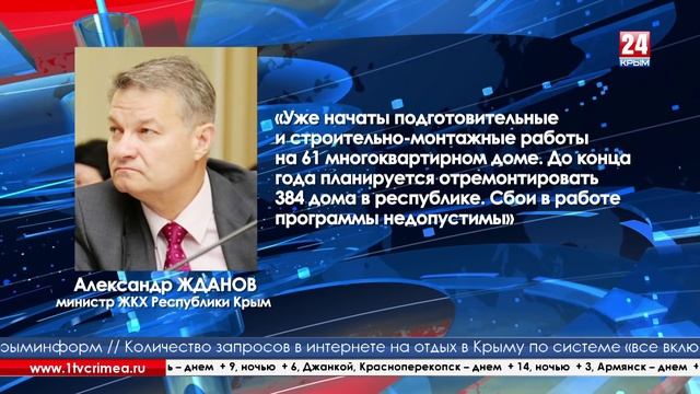 В Крыму начат капитальный ремонт многоквартирных домов смотреть онлайн