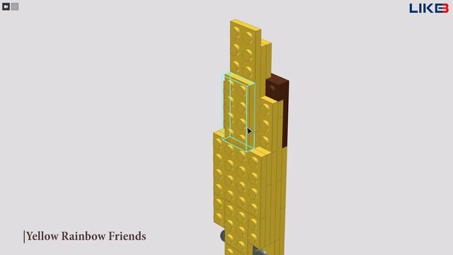 [ROBLOX] Making RAINBOW FRIENDS CHAPTER 2 : CYAN vs YELLOW out of LEGO !!! смотреть онлайн