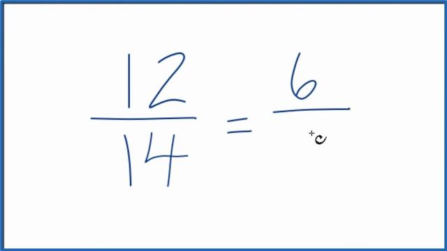 How to Simplify the Fraction 12/14 смотреть онлайн