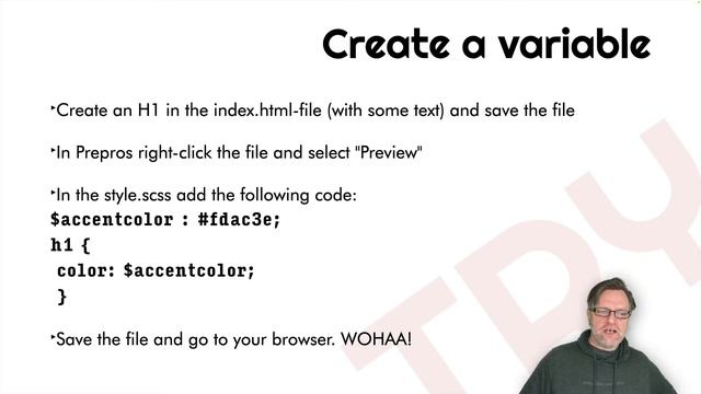 Sass and Less – Variables смотреть онлайн