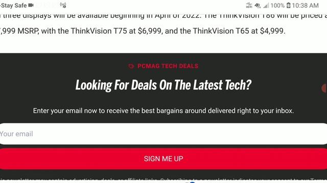 Lenovo ThinkVision T86, ThinkVision T65 & Lenovo ThinkVision T75 Monitors launches for Gamers смотреть онлайн