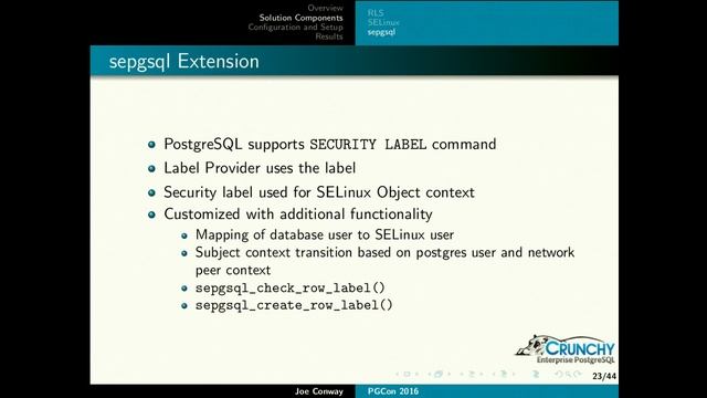 MLS PostgreSQL смотреть онлайн