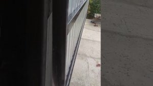 #откатные ворота по верхней направляющей.#своими руками#для заснеженных мест#