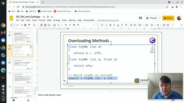 Java/C# - Overload vs Override смотреть онлайн