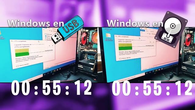 Instalar Windows en una Memoria USB / MEJOR QUE HDD? /Windows Portable смотреть онлайн