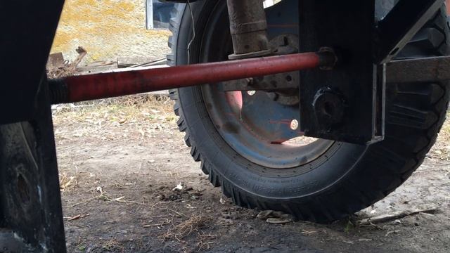 Самодельное крепление для отвала МТЗ. смотреть онлайн
