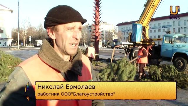 246 новогодних елок установили в Нефтекамске смотреть онлайн