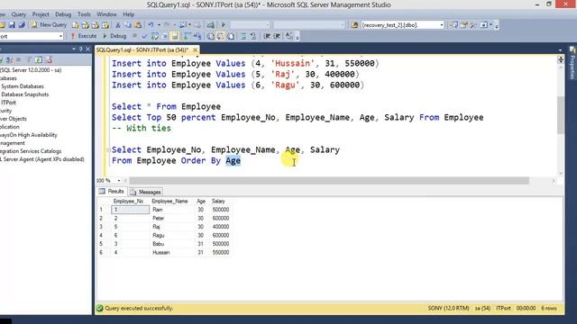 Select statement in SQL Server - Part 16 Tamil смотреть онлайн