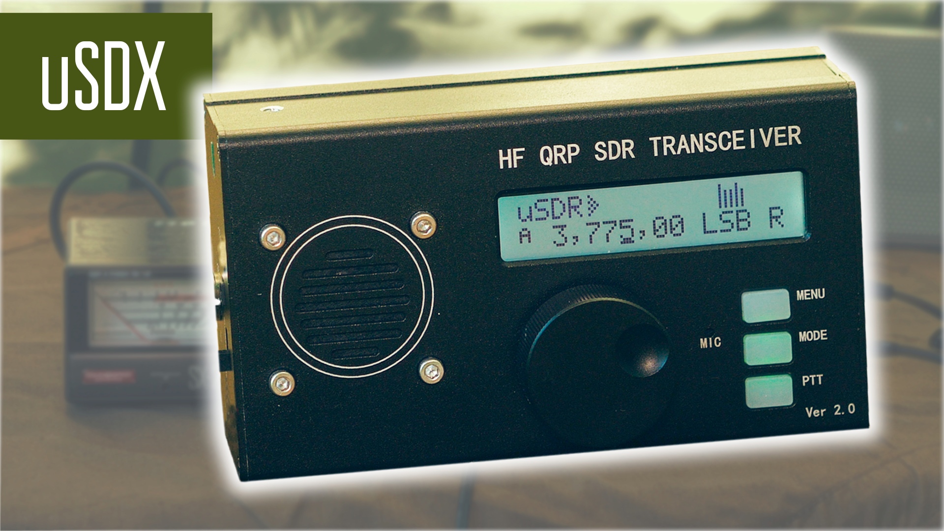 uSDX маленький SDR трансивер на контроллере Arduino смотреть онлайн