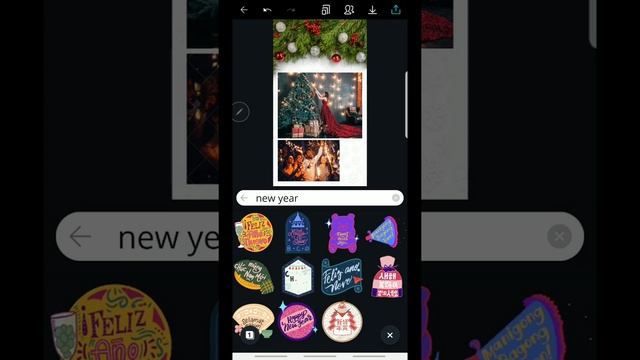 Как сделать рождественскую открытку для сторис. Программа Canva. смотреть онлайн