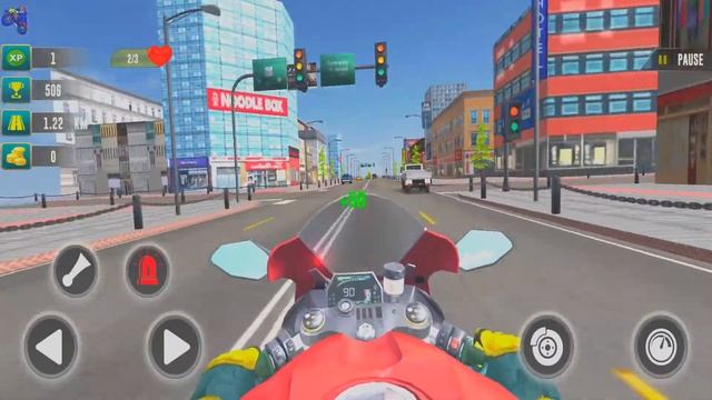 Police Moto Bike Highway Rider Traffic Racing Game - Android Gameplay смотреть онлайн