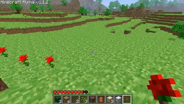 minecraft alpha v1.1.0 - 1.1.2 - обзор и геймплей (+ песня) смотреть онлайн