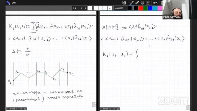 Павел Гавриленко -- Квантовая механика. 9. Континуальный интеграл