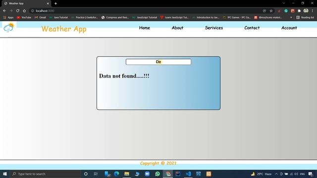 Weather App By Using ReactJS || React Hooks || Fetch API смотреть онлайн