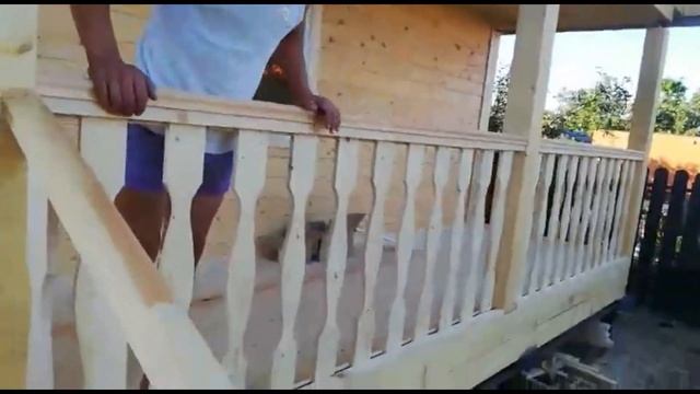 Баня из бруса 6х6 с мансардой - Двухэтажная баня под ключ 6х6 в Московской области от СК Доминика смотреть онлайн