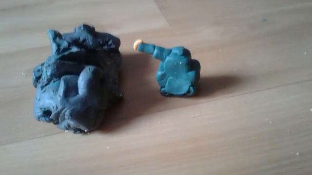 Пластелиновые танки лупят друг друга нарисованными пулями смотреть онлайн