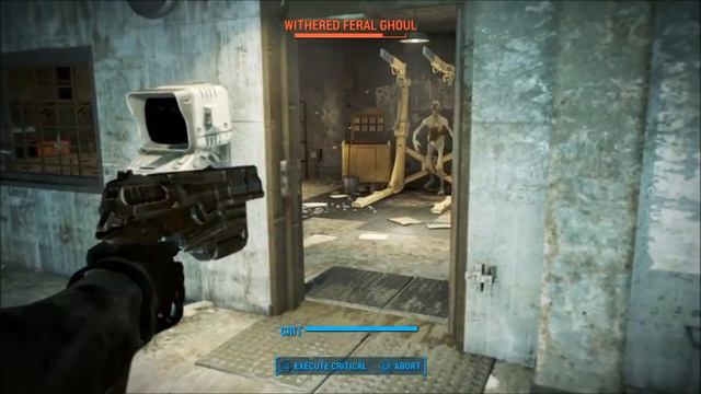 Fallout 4 X-01 Power Armor VS Sentry Bot at the Training Yards! смотреть онлайн
