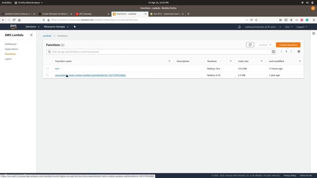 Create Multiple Git Branch CI/CD pipeline with Travis to deploying app on aws lambda using Apex up смотреть онлайн
