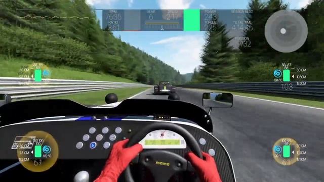 Project CARS PS4 Quick Race - Caterham Superlight R500 At Nordschleife смотреть онлайн