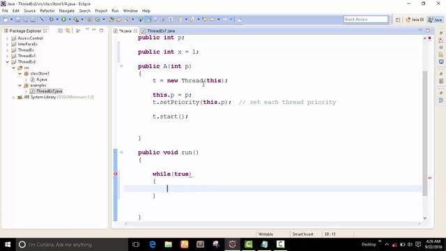 How to Check two Thread Process base on Priority in Java Program? смотреть онлайн