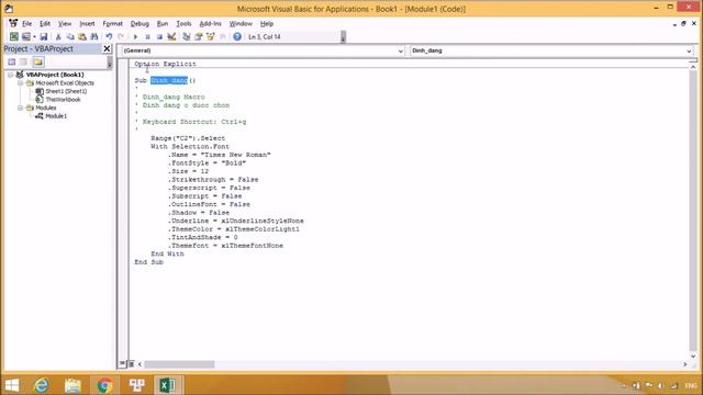 Phần 2: VBA Excel - Bài 2: Excel Macro смотреть онлайн