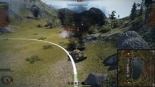 Отличный бой на ИС-7 World of Tanks 0.9.7 смотреть онлайн