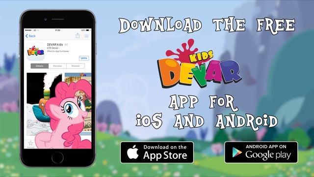 My Little Pony: Augmented Reality Coloring Books By DEVAR