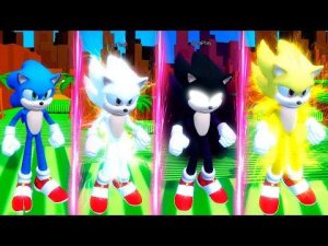 ЭВОЛЮЦИЯ СОНИКА В КИНО ОТ НУБ ДО ПРОТЕМНЫЙ СОНИКА И СУПЕР СОНИК В СИМУЛЯТОРЕ СОНИКА В РОБЛОКС !